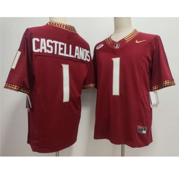 Mens Youths Thomas Tommy Castellanos Garnet Stitched Jersey Vapor - Picture 2 of 2